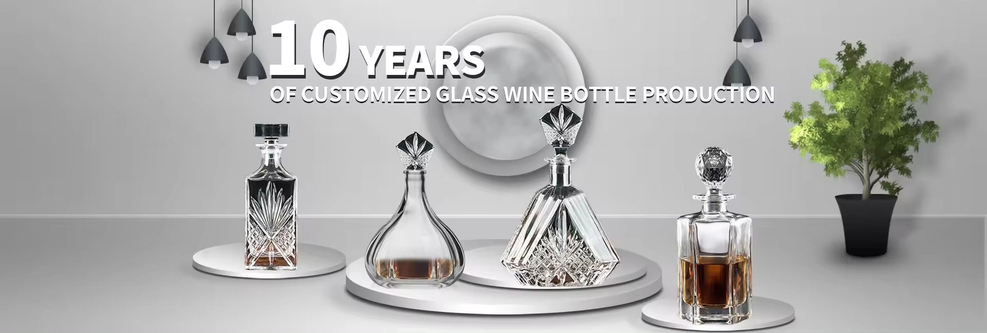 Qualität Glasflasche mit Wodka usine