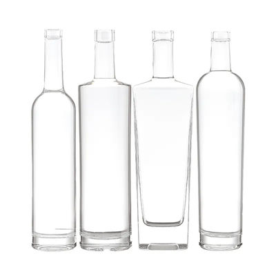 quality Custom Color 750ml Glasflasche für Glasprodukte Spirituosen Likör Gin Wodka factory